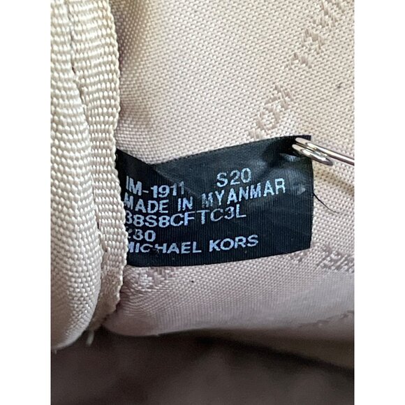 Michael Kors Fulton Womens Brown Leather Crossbody Purse SKU 6552 - Picture 9 of 10